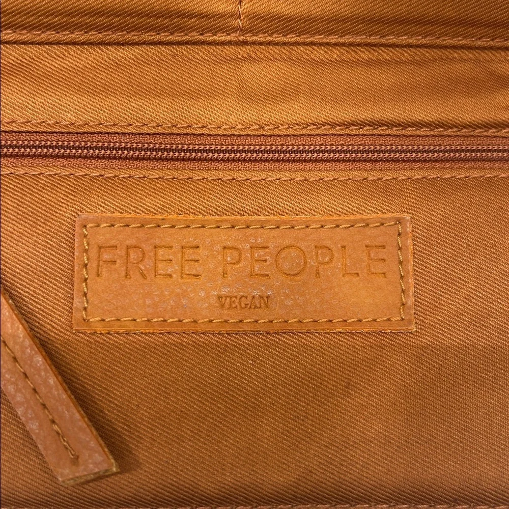 Free People Distressed Vegan Leather Wallet